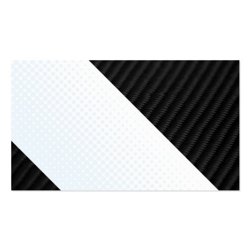 Real Carbon Fiber and Halftone Textured Layout Business Card