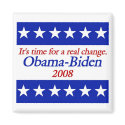 Real Change Obama Biden Magnets by naturetees Real Change Obama Biden Magnets