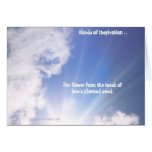 Real cloud You flower from love's touch. Cards