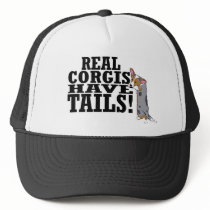 Real Corgis Have Tails hats