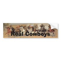 Real Cowboys bumper stickers