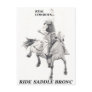 Real Cowboys Ride Saddle Bronc Post Cards