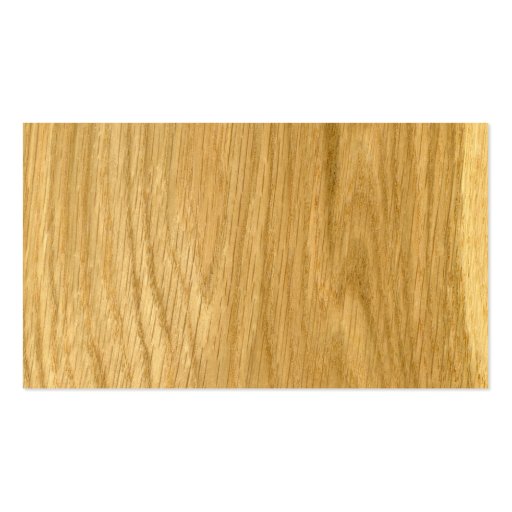 Real Crown Cut Oak Veneer Woodgrain Business Card (back side)
