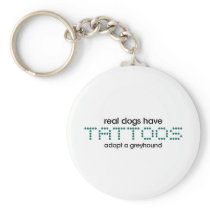 Real Dogs Have Tattoos keychains