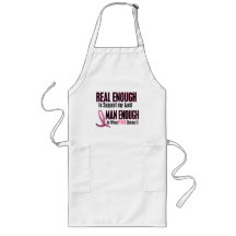 Real Enough Man Enough 1 AUNT Breast Cancer Aprons