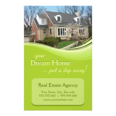real estate brochure cover design. real estate flyers.