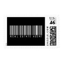 Real Estate Agent Bar Code postage