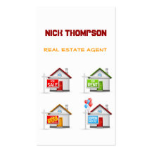 Real Estate Agent Business Card Template