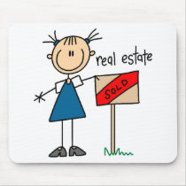 Real Estate Agent Mousepad by stick_figures Real Estate Agent Mousepad