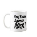 Real Estate Agents Rock! Mug