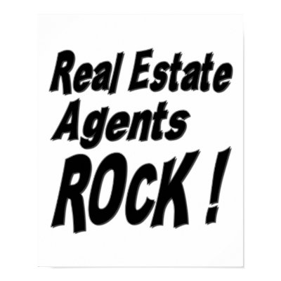 Real Estate Agents Rock! Poster Print by TShirtDotCom