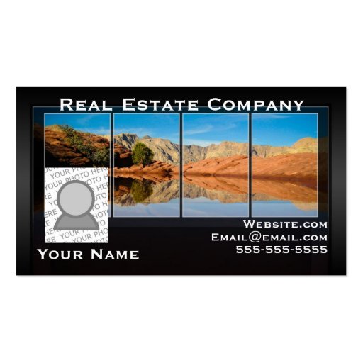 Real Estate and your photo Business Card 2