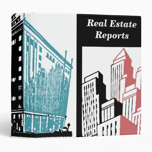 Real Estate Binder 1.5 inch Zazzle