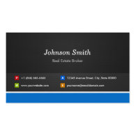 Real Estate Broker - Professional Customizable Business Card