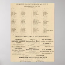 Real estate brokers, NYC Institutions Print