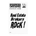 Real Estate Brokers Rock ! postage