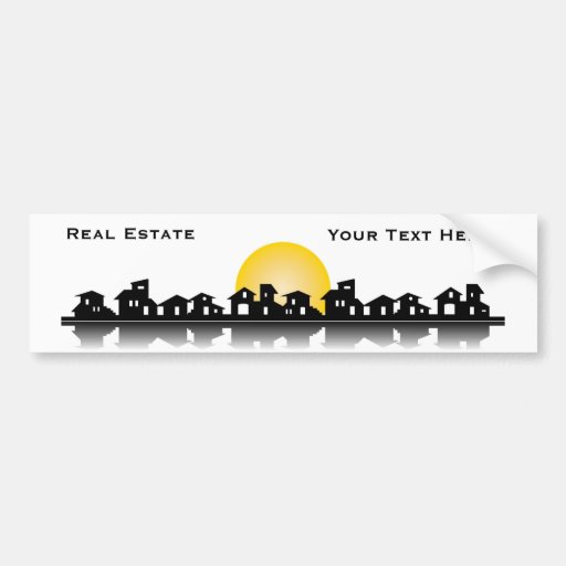 Real Estate Bumper Sticker