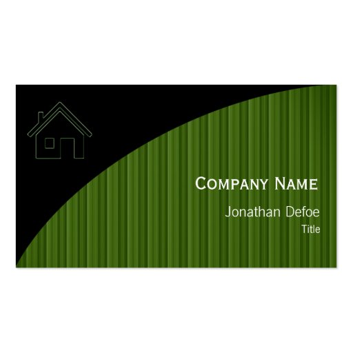Real Estate Business Card (front side)