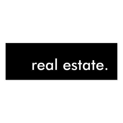 real estate. business card templates