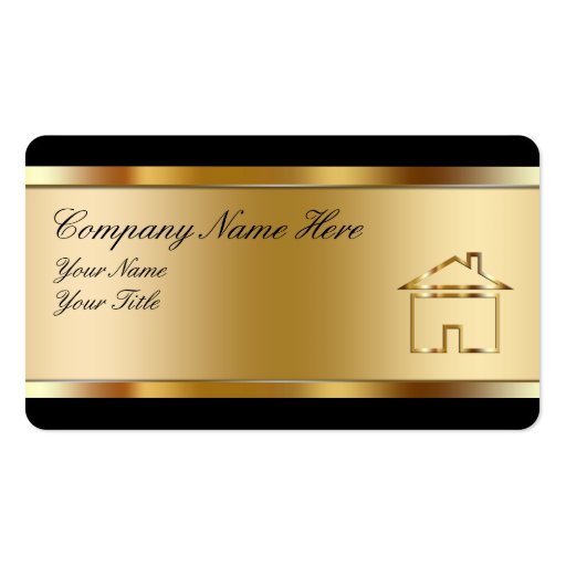 Real Estate Business Cards (front side)