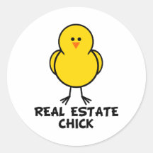 Real Estate Chick Stickers
