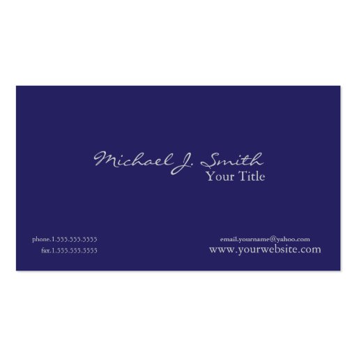 Real Estate Commercial Business Cards (back side)