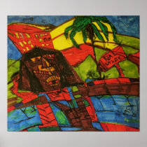 real estate crash print