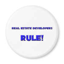 Real Estate Developers Rule! magnets by professions Real Estate Developers Rule! magnets