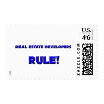 Real Estate Developers Rule! postage by professions Real Estate Developers Rule! postage