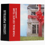 Real Estate Listings Portfolio Vinyl Binder