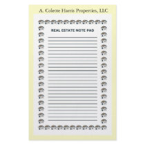 Real Estate Note Pad- Design 2 stationery