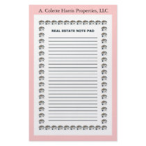 Real Estate Note Pad- Design 3 stationery