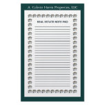 Real Estate Note Pad- Design 4 Stationery Paper
