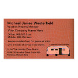 Real Estate or Vacation Property Management Business Card Templates