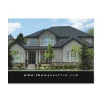 Real Estate Postcards Beige Stucco House by BestCards Real Estate Postcards Beige Stucco House