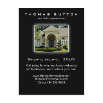 Real Estate Postcards Luxury Home Yellow by BestCards Real Estate Postcards Luxury Home Yellow