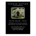 Real Estate Postcards Luxury Home Yellow