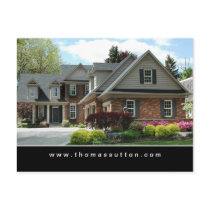 Real Estate Postcards Pretty Garden House by BestCards Real Estate Postcards Pretty Garden House