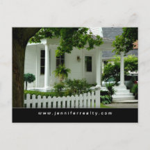 Real Estate Postcards on Real Estate Postcards White Green House