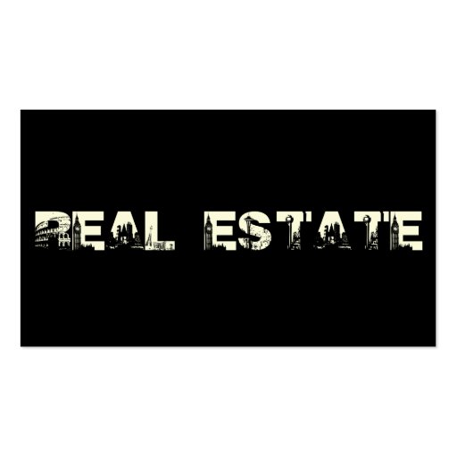 Real Estate, Realtor Business Card (front side)