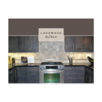 Real Estate / Realtor Kitchen Postcard 2 by BestCards Real Estate / Realtor Kitchen Postcard 2