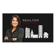Real Estate Realtor Property Manager Building City Business Card