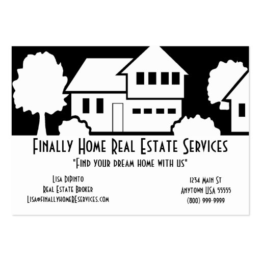Real Estate Services Business Card
