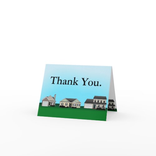 Real Estate Thank You Notes card