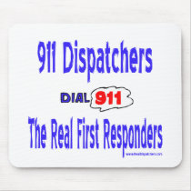real first responders 911 dispatcher mouse pad