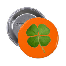 Real Four Leaf Clover Pins