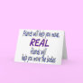 Real friends greeting card