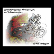 Real Fun Dirt Bike Motocross Print Poster Sign posters