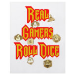 Real Gamers Roll Dice flyers