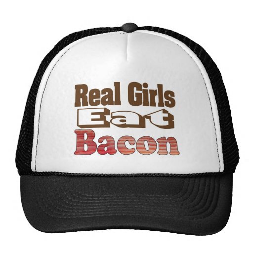 Real Girls Eat Bacon Mesh Hat